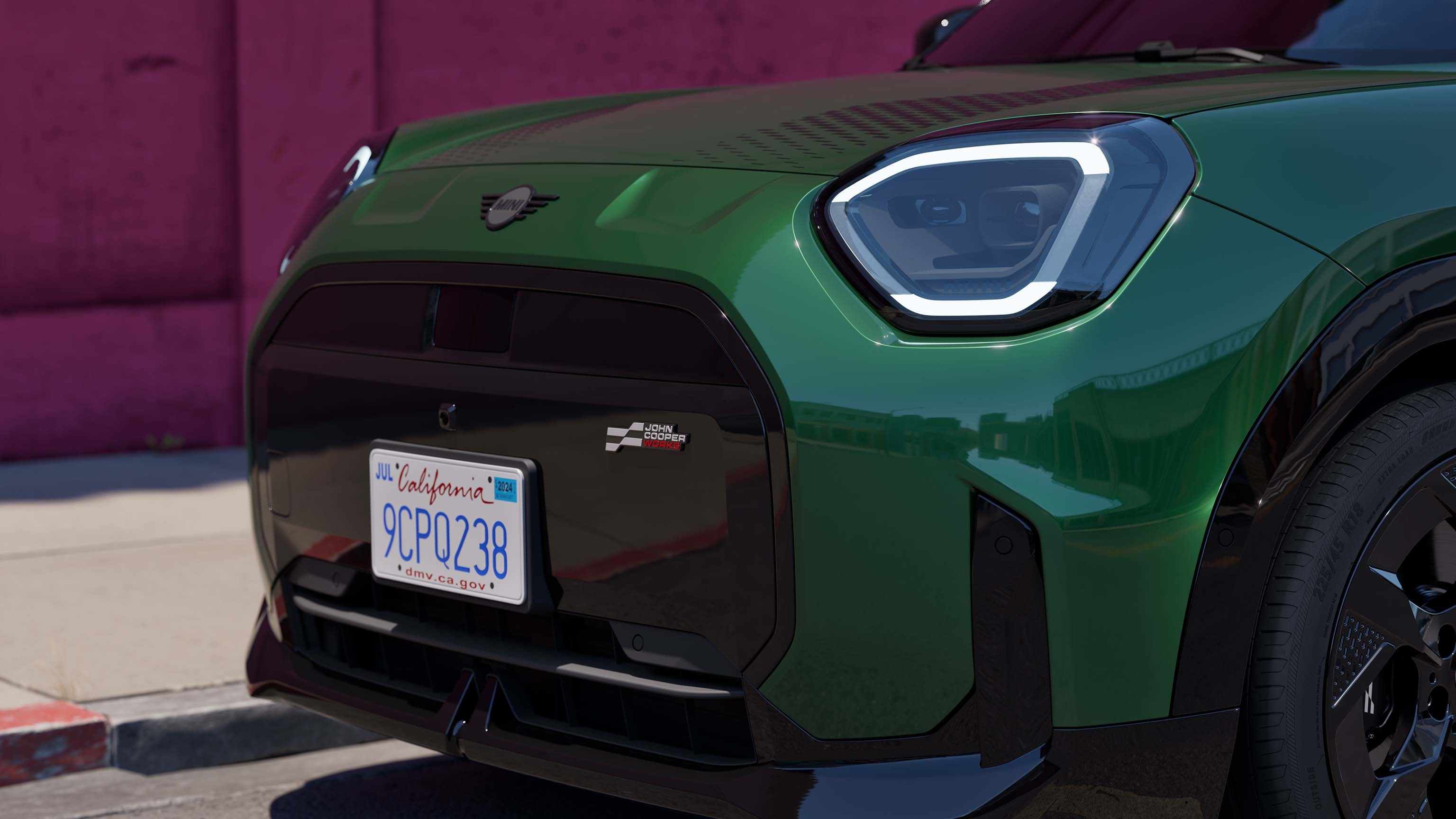 Alrafmagnaður MINI Aceman - mosaic - ytra byrði